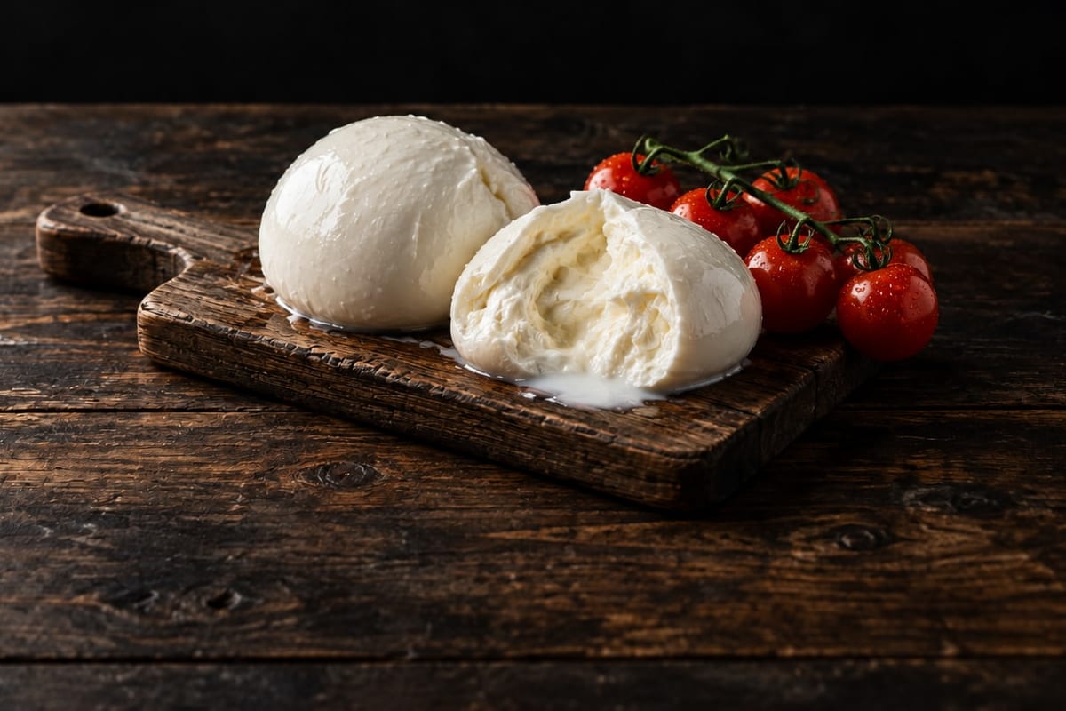 Mozzarella di bufala - Kampania, mleko bawole